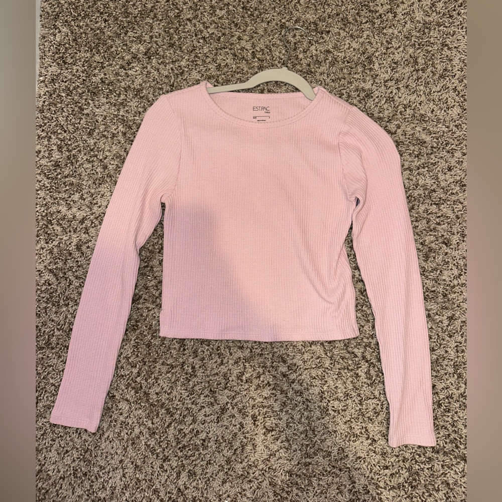 PacSun Light Pink Long Sleeve Tee